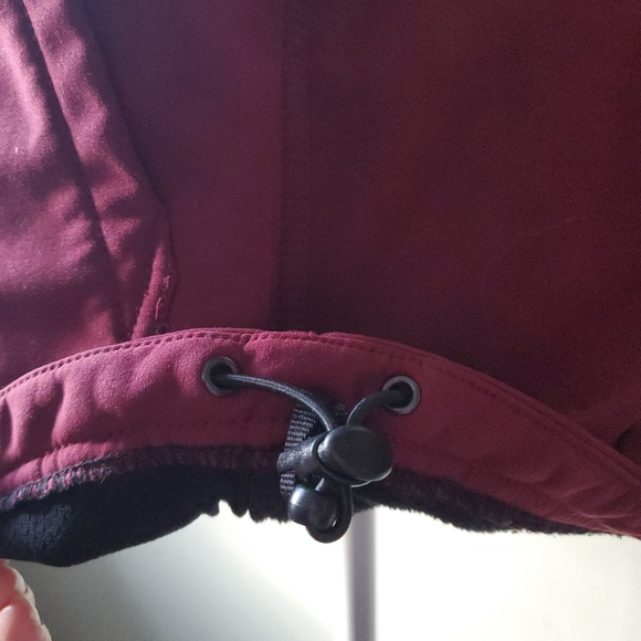 Carhartt Womens Soft Shell Water Repellent Full Zip Vest Pockets Burgundy Size L - Picture 4 of 10
